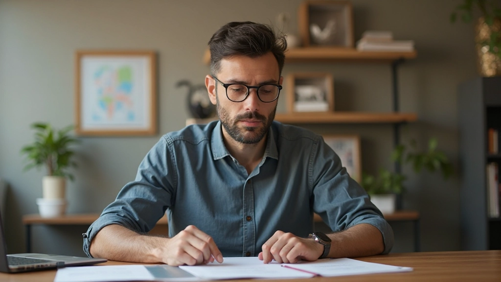 Снимок человека, занимающегося саморазвитием с книгой и ноутбуком в спокойной рабочей обстановке